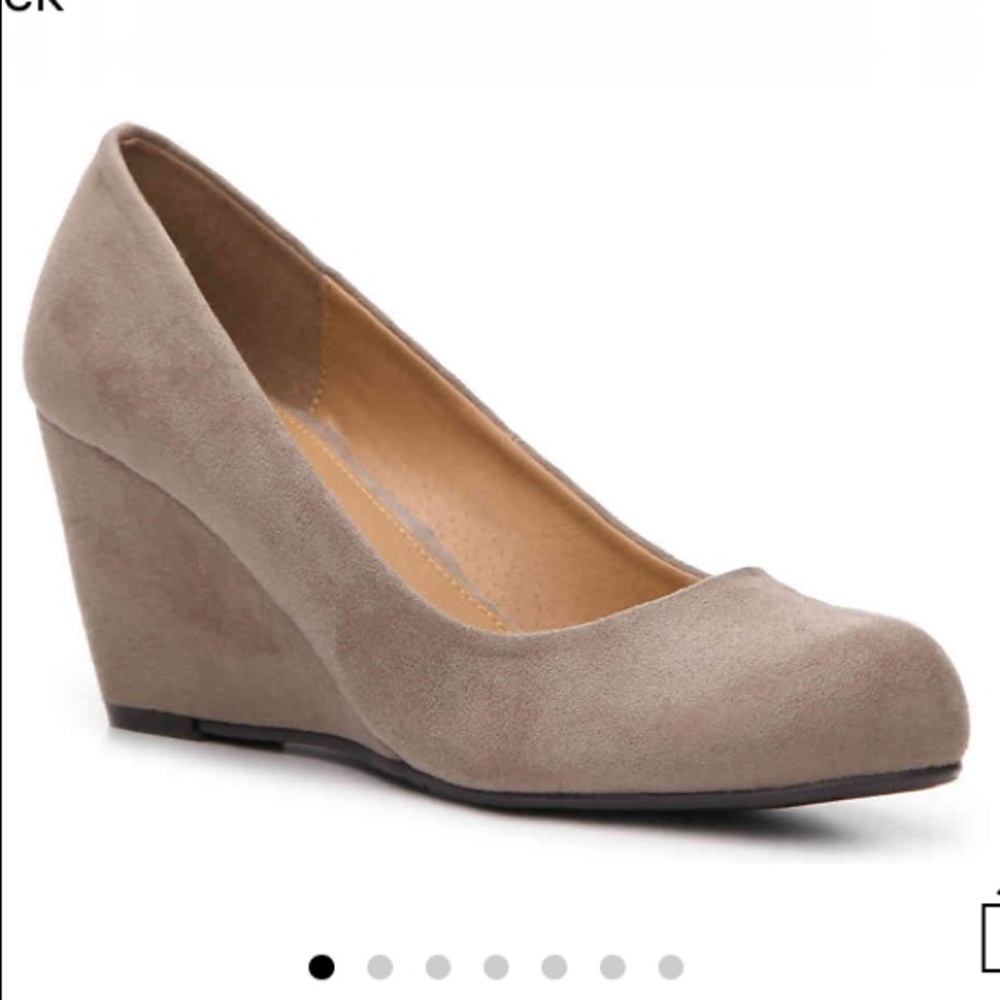 CL by Laundry Suede Wedge